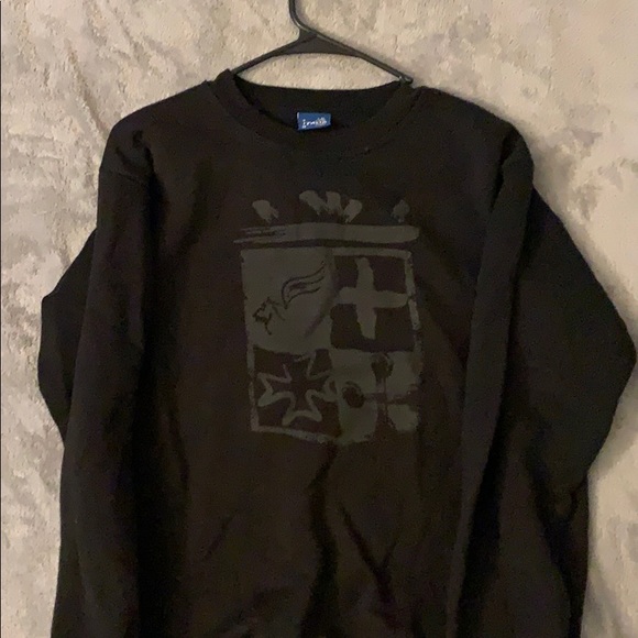 Italia Mania black crew neck sweater. - Picture 2 of 2